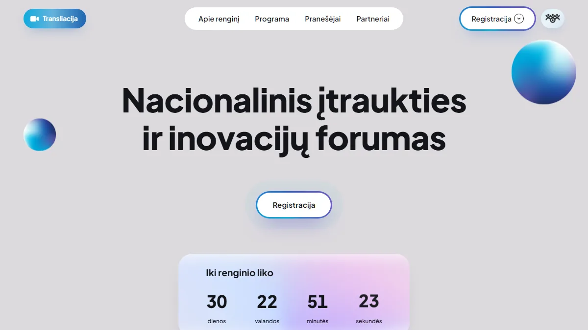 Forumas.anta.lt svetainės ekrano nuotrauka