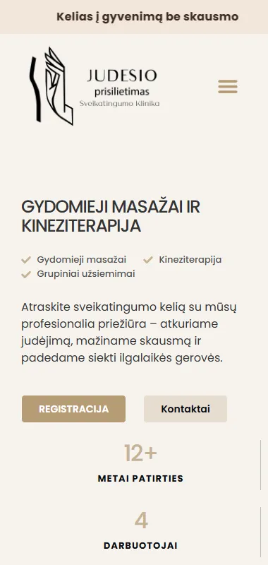 Judesioprisilietimas.lt mobili versija