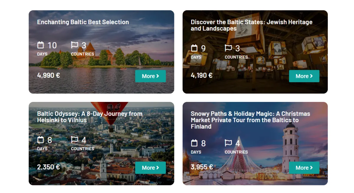 Kiktour.com svetainės ekrano nuotrauka