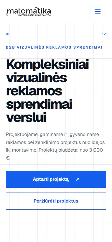 Matomatika.lt mobili versija