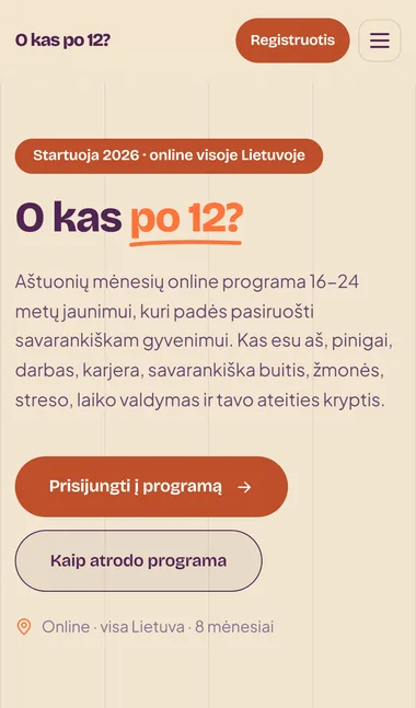 Okaspo12.lt mobili versija